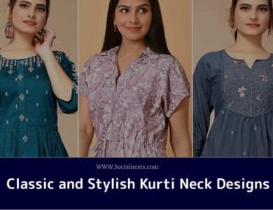 Classic and Stylish Kurti Neck Designs