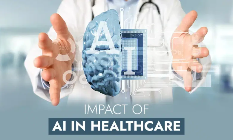 AI in healthcare diagnostics", "Personalized medicine through AI", "AI in drug discovery", "Enhancing patient care with AI", "Operational efficiency in healthcare with AI