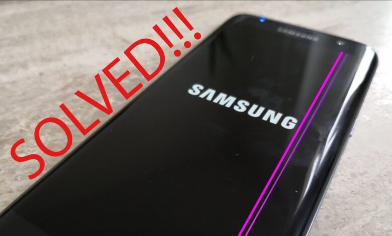 Fix Samsung pink line display