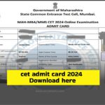 RSMSSB CET Admit Card 2024 Download